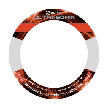 Orange Sonik Ultrasonik Shock Leader Mono 50lb 150m Orange