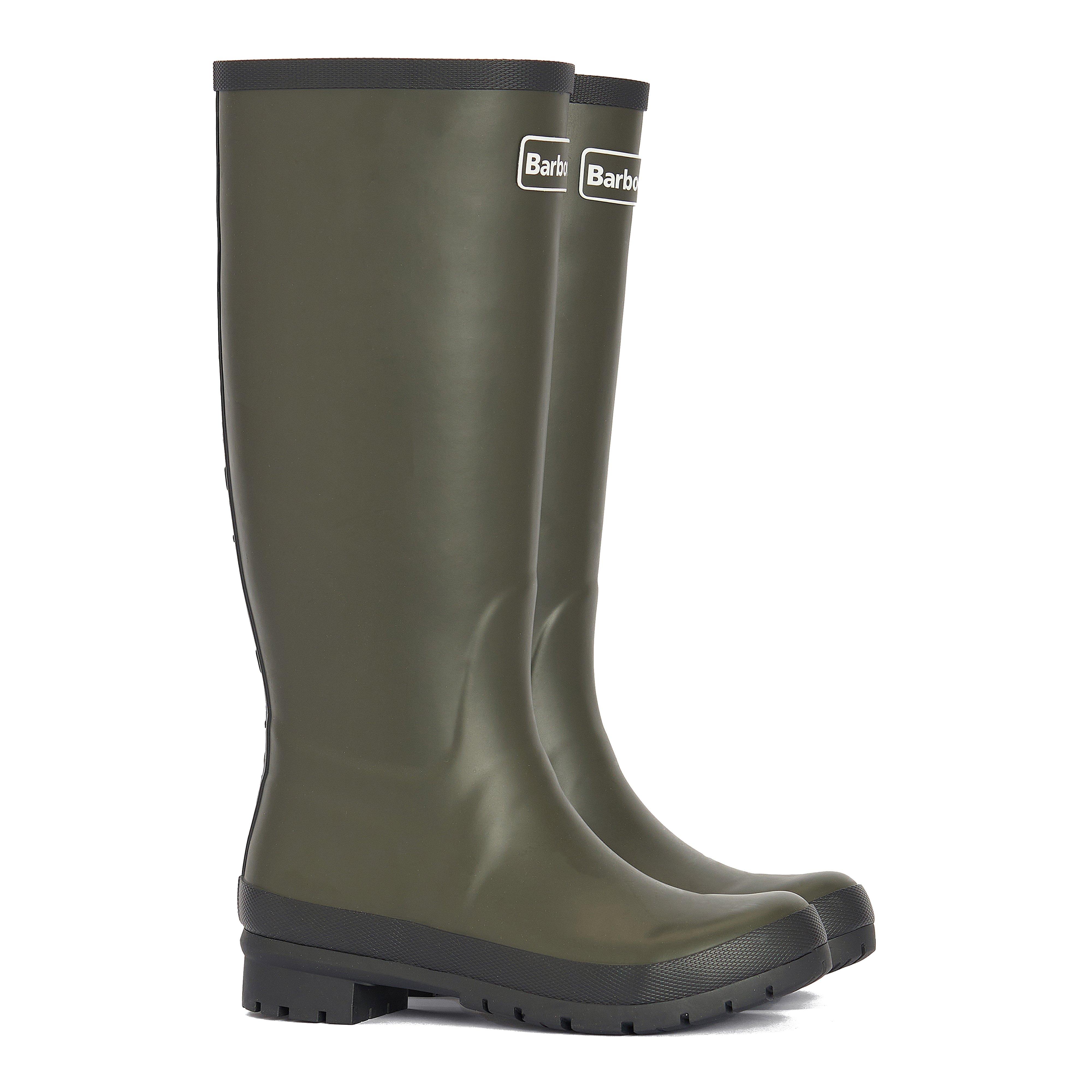 Womens Abbey Wellington Boots Olive