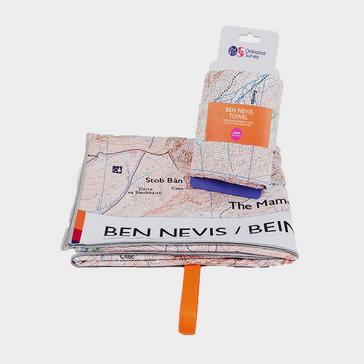 MULTI Ordnance Survey Ben Nevis Large Travel Towel