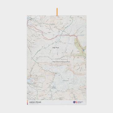 White Ordnance Survey High Peak Large Travel Towel