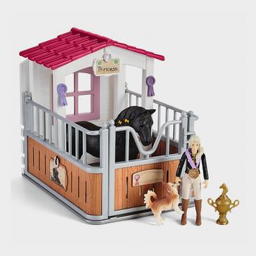 Multi Schleich Horse Stall with Horse Club Tori and Princess