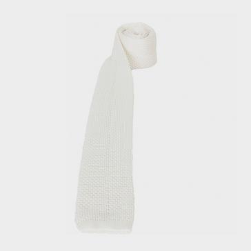 White Equetech Adult Knitted Competition Tie White
