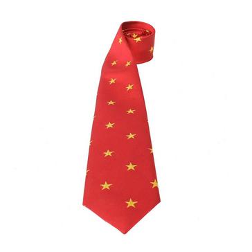 Red Equetech Childs Stars Show Tie Red/Gold