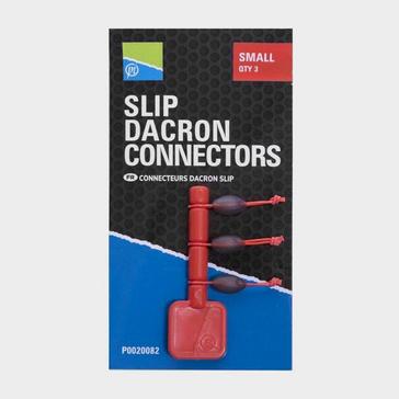 Red PRESTON INNOVATION Slip Dacron Connectors – Small