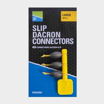 Yellow PRESTON INNOVATION Slip Dacron Connectors – Large
