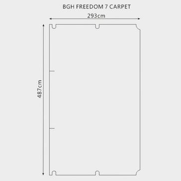 Grey Berghaus Freedom 7 Tent Carpet