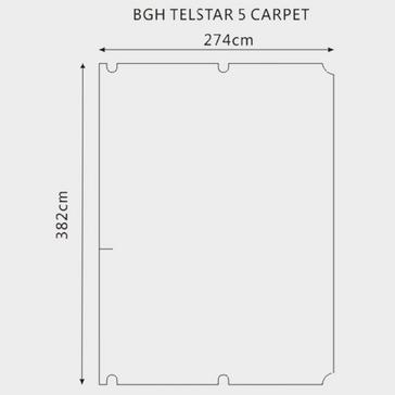 Grey Berghaus Telstar 5 Tent Carpet