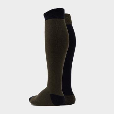 Blue Hoggs of Fife Country Long Socks 2 Pack Dark Green/Dark Navy