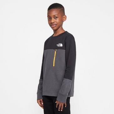 Grey The North Face Junior Slacker Crew Sweatshirt