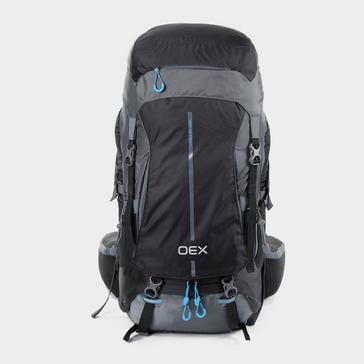 Black OEX Vallo 60 Litre Rucksack
