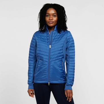 Blue Mountain Horse Womens Minoue Hybrid Jacket Blue