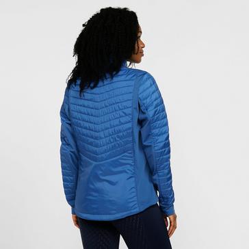 Blue Mountain Horse Womens Minoue Hybrid Jacket Blue