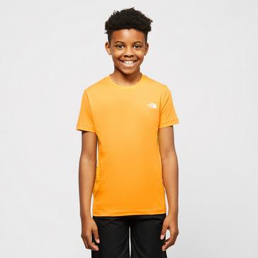 Orange The North Face Kids' Simple Dome T-Shirt