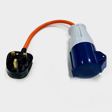 White Eurohike 3 Pin Mains Socket Power Lead