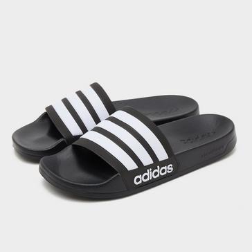 Black adidas Originals Adilette Slides