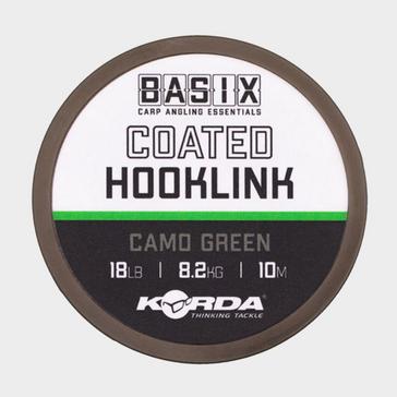 Black Korda Basix Coated Hooklink 18lb 10m