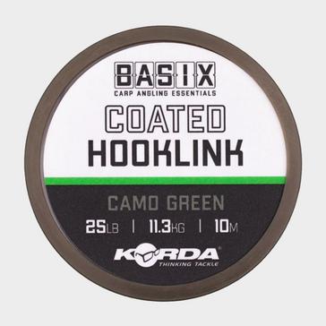 Black Korda Basix Coated Hooklink 25lb 10m