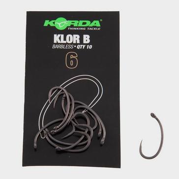 Black Korda Klor Barbless Hook Size 6