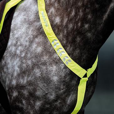 Yellow Shires Equi-Flector Breastplate Yellow