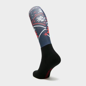 Blue Aubrion Christmas Socks Navy