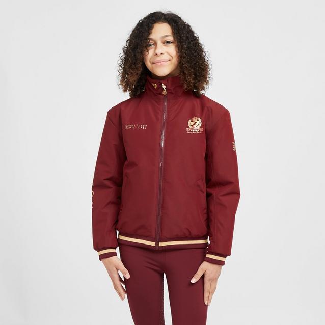 Red Aubrion Young Rider Team Jacket Burgundy image 1