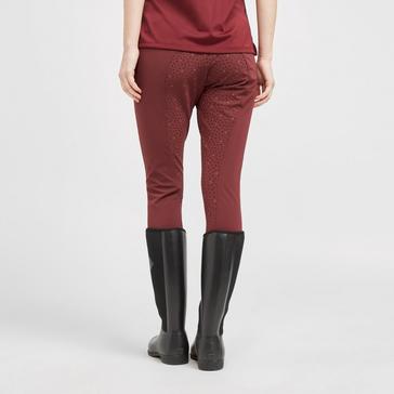 Red Aubrion Womens Team Breeches Burgundy