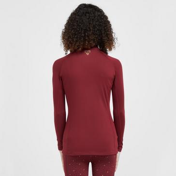 Burgundy Aubrion Childs Team Long Sleeve Base Layer Burgundy