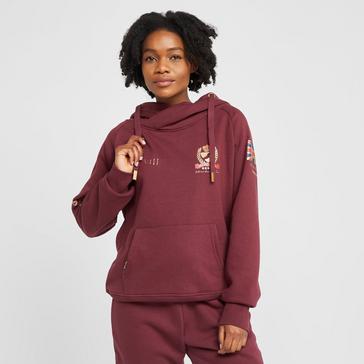 Burgundy Aubrion Ladies Team Hoodie Burgundy