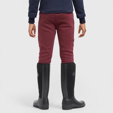 Red Aubrion Young Rider Team Joggers Burgundy
