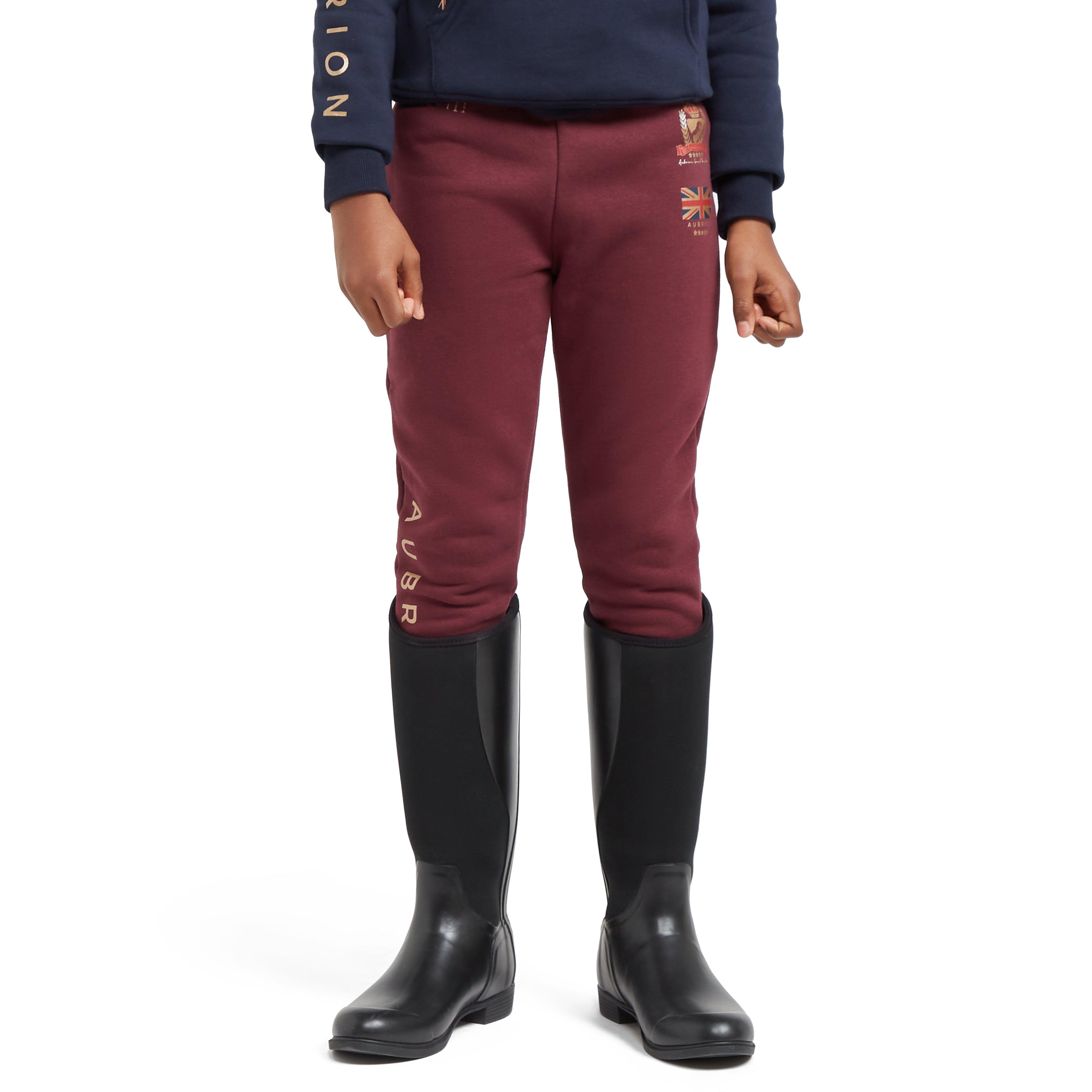 Young Rider Team Joggers Burgundy