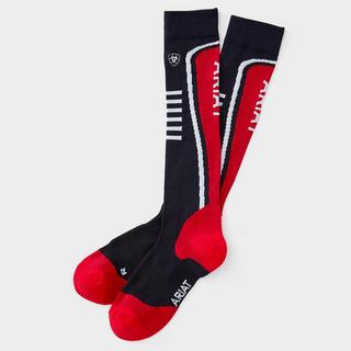 Tek Slimline Performance Socks Navy/Red