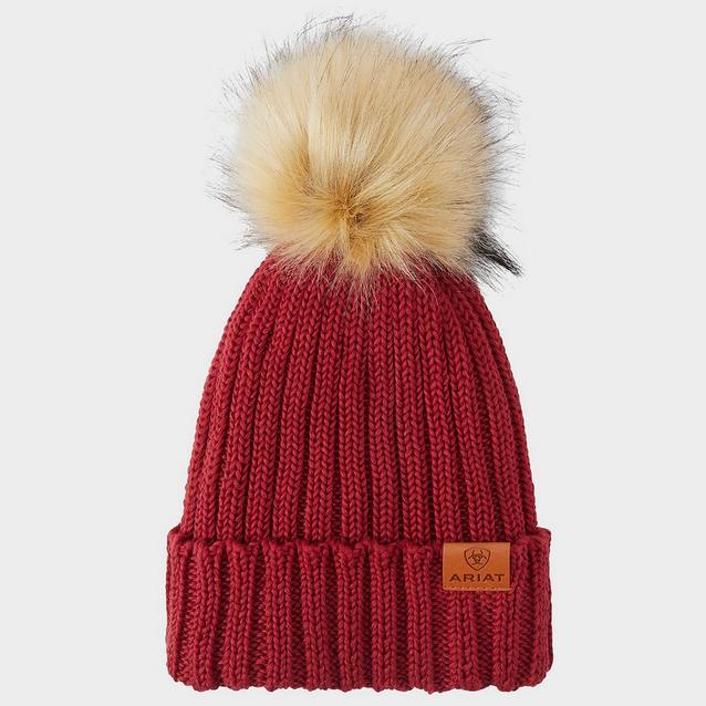 Red Ariat Cotswold Beanie Rhubarb image 1