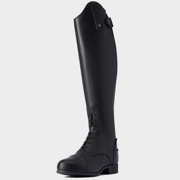 Black Ariat Ladies Heritage Contour II Insulated Field Zip Boots Black