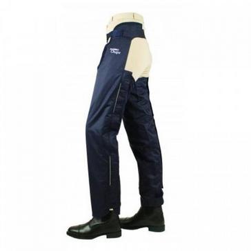 Blue Horseware Rambo Kids Fleece Lined Chaps Navy