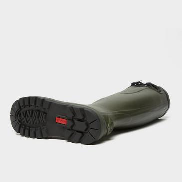 Green Hunter Unisex Balmoral Classic Side Adjustable Wellington Boots Dark Olive