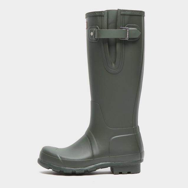 Hunter Mens Original Tall Wellington Boots Dark Olive | Naylors