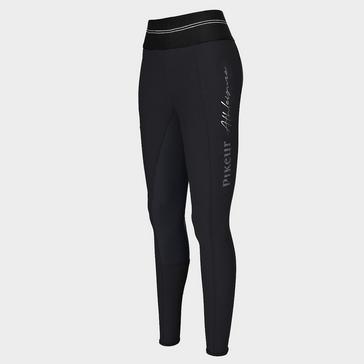 Black Pikeur Womens Gia Grip Athleisure Breeches Black