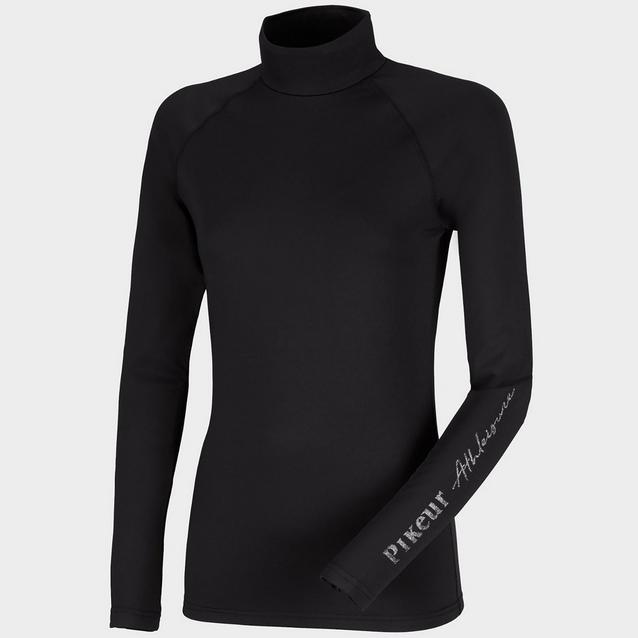  PIKEUR AND ESKA Women's Abby Roll Neck Top Black image 1