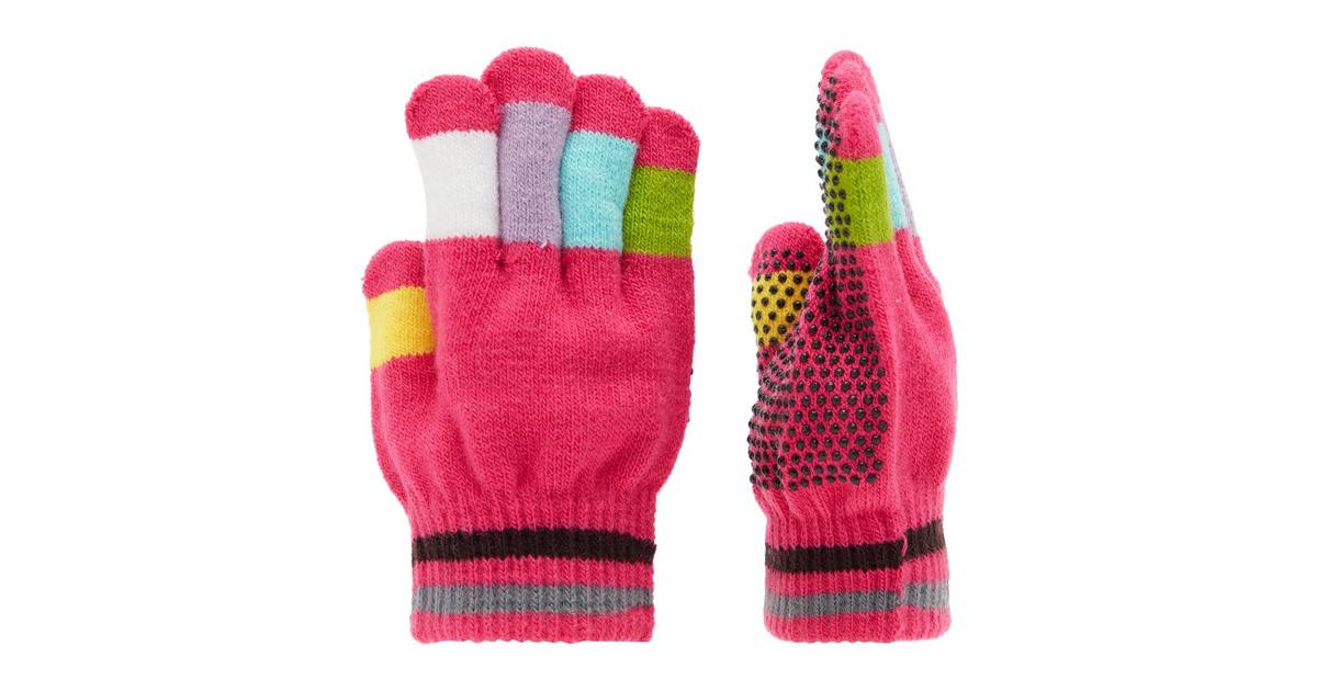 Dublin Childs Magic Pimple Riding Gloves Pink Multi Naylors