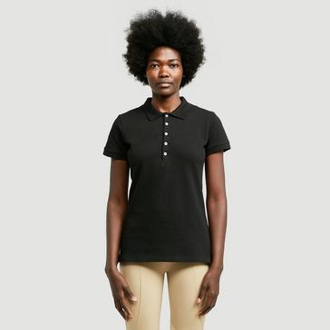 Black Dublin Womens Lily Cap Sleeve Polo Black