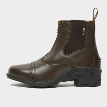 Brown Dublin Childs Altitude Zip Paddock Boots Brown