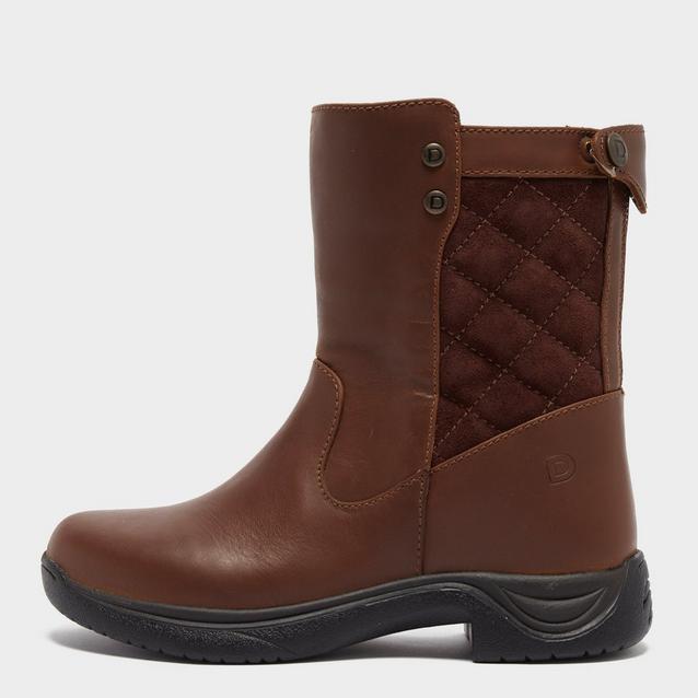 Brown Dublin Womens Queenie Short Boots Red Brown image 1