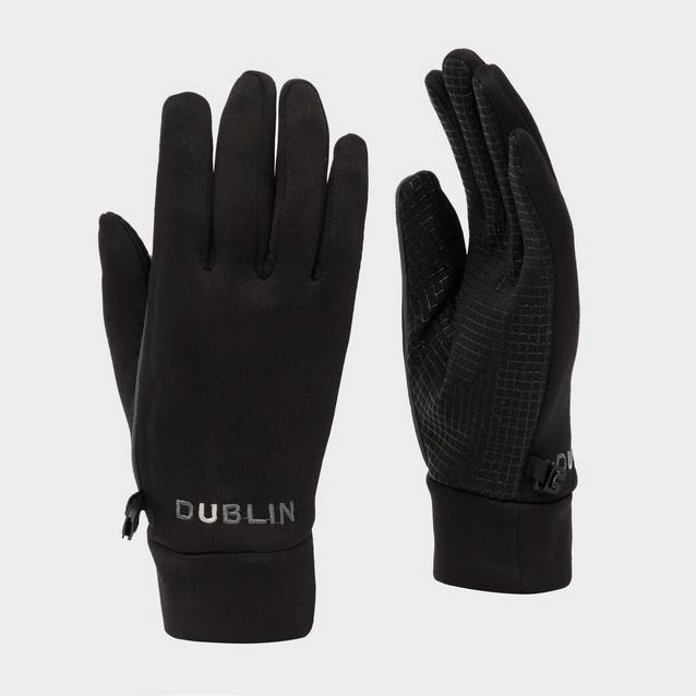  Dublin Thermal Riding Gloves Black image 1