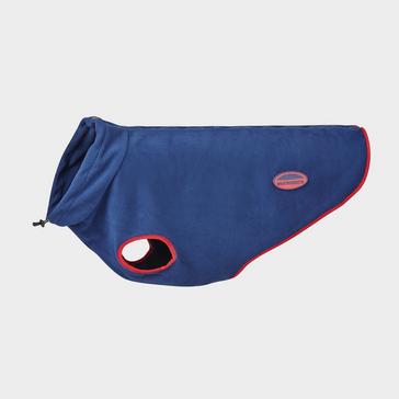 Blue WeatherBeeta ComFiTec Fleece Zip Dog Coat Navy/Red