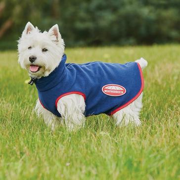 Blue WeatherBeeta ComFiTec Fleece Zip Dog Coat Navy/Red