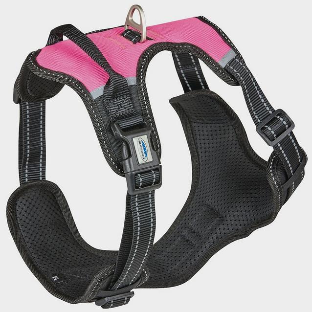 Pink WeatherBeeta Anti-Pull/Travel Harness Black/Pink image 1