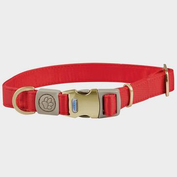 Red WeatherBeeta Elegance Dog Collar Red Extra Small