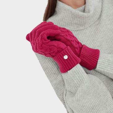 Pink Joules Elena Gloves Ruby Pink