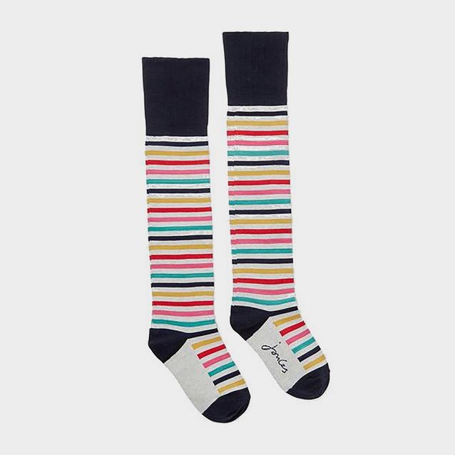 Striped Joules Joules Women's Nina Long Socks Multi Stripe image 1