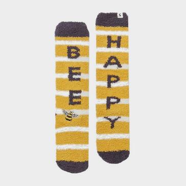 Yellow Joules Fab Fluffy Socks BeeHappy